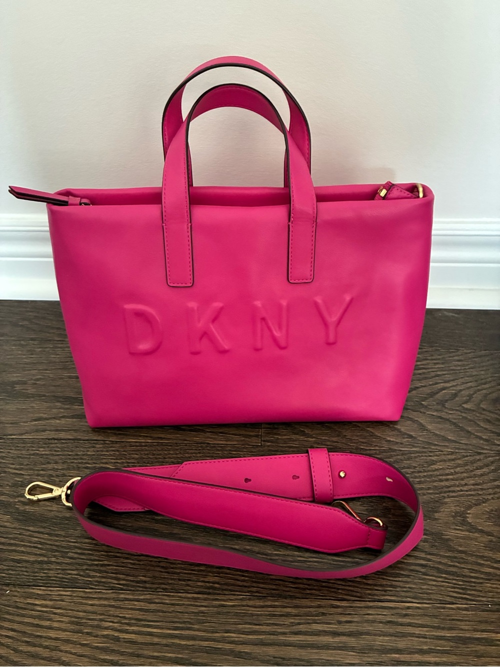 DKNY Tilly Tote, Hot Pink 🩷🌸 - Picture 6 of 13